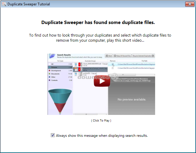 is duplicate sweeper safe